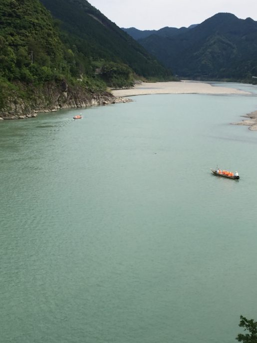 熊野川の舟くだり