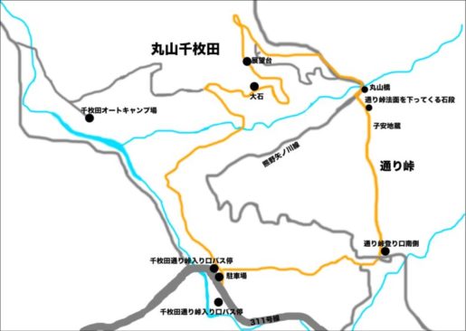 通り峠Map